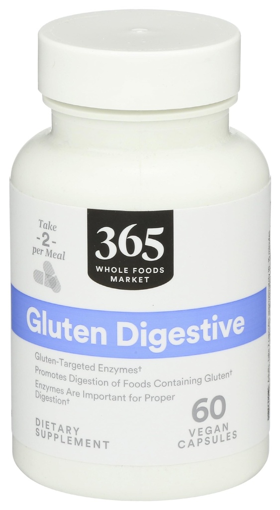 365 af Whole Foods Market, Enzymes Gluten fordøjelse, 60 Greve