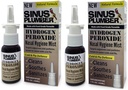 Sinus blikkenslager Hydrogen Peroxid Nasal Spray 2 Pack - Neutraliserer Airborne Partikler til Nasal Hygiejne og immunforsvar