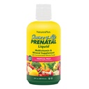 Natures Plus Kilde til liv Prenatal Væske, Tropiske Frugter - 30 fl oz - Multivitamin & Mineral supplement - Ernæringstilskud under graviditet - Gluten Free, Vegetar - 30 Servering