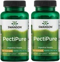 Swanson PectiPure Modified Citrus Pectin- Understøtter fordøjelsessygdomme og cellular Health- Levere Minimum på 82% Galakturonsyre - Natural Wellness Supplement (60 kapsler, 600 mg hver) 2 pakning