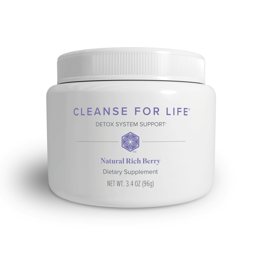 Isagenix Rensning for Life - Pulver supplement til Rensning drik med ingen laxiativer eller diuretika - Støtte Metabolisme med vitamin B12 & Niacin - Natural Rich Berry -3.4 Oz (16 Servere)