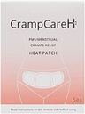 (5 patches) CrampCareH PMS / menstruelle kramper Relief Heat Patch med brede vinger, FDA registreret