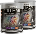 Drasanvi 2 Pack Collmar Hydrolyzed Marine Collagen med Magnesium Powder 300g Vanilla Flavor - Spansk Kosttilskud til en sund hudbrusk og knogler - Hjælper Minimize Træthed og Træthed
