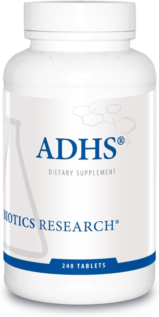 Bioteknologi Forskning ADHS binyrebark, understøtter normale Cortisol niveauer, Antioxidant support, mere energi, sunde svar 240 tabletter