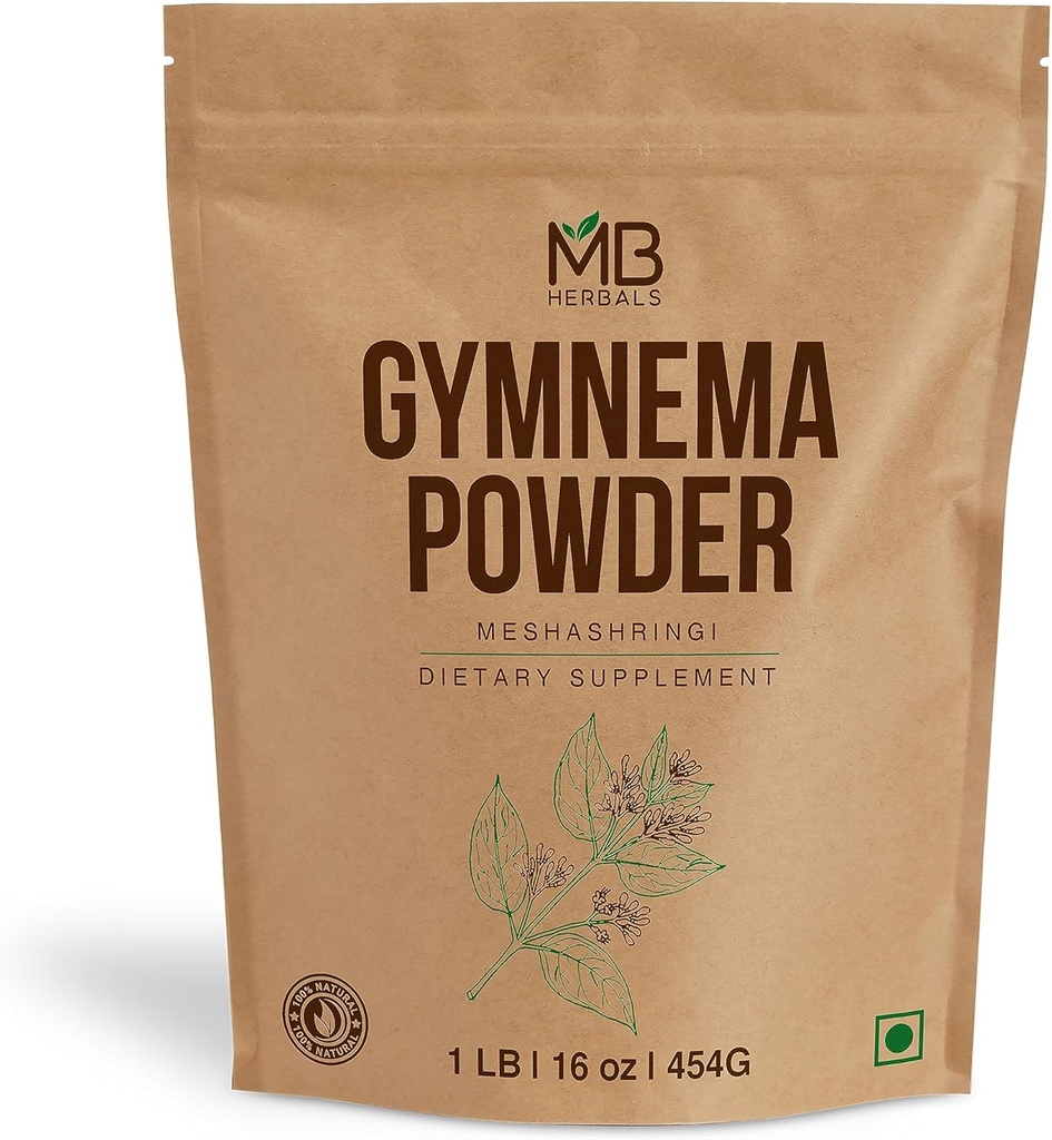 MB Herbals Gymnema Leaf Powder 1 LB / 16 oz