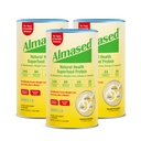 Almased Vanilla Meal Erstatning Shake - Low- Glycemic High Plant Base Protein Powder- Nutritional Weight Health Support Supplement - Vanilla Flavor - 17,6 oz (1,1 Pund (3 Pack))
