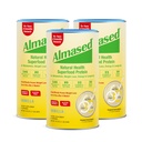 Almased Vanilla Meal Erstatning Shake - Low- Glycemic High Plant Base Protein Powder- Nutritional Weight Health Support Supplement - Vanilla Flavor - 17,6 oz (1,1 Pund (3 Pack))