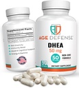 DHEA kapsler - DHEA kosttilskud - Natural Energy Support & Immunsupport - Understøtter Vitality, Hud Elasticitet, & Samlet Wellness - DHEA supplement til kvinder og mænd (50 mg)