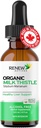 Renew Actives Milk Thistle Liquid Extract 110MG per 2ML - Lever Support Drops for Optimal Health - Ingen Alkohol, Non- GMO, Vegan - Understøtter lever funktion & fordøjelse - Made in Canada - 4 fl oz