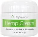 Hamp Cream - Natural Hamp Extract Cream til ryg, fælles, og muskelstøtte & ømhed. Lavet i USA med Hamp Oil & Hamp Extract, Gurkemeje, MSM og Boswellia - 100% Natural