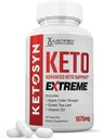 Ketosyn Keto ACV Extreme Pills 1675 MG Keto Support Blend Capsule Alternativ til Keto ACV Gummies Formuleret med Apple Cider Vinagra Extra Virgin Olivenolie Powder Green Tea Leaf 60 Kapsler