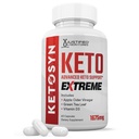 Ketosyn Keto ACV Extreme Pills 1675 MG Keto Support Blend Capsule Alternativ til Keto ACV Gummies Formuleret med Apple Cider Vinagra Extra Virgin Olivenolie Powder Green Tea Leaf 60 Kapsler