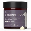 AnimalBiome Pet Probiotika - S. boulardii + FOS Probiotisk og Prebiotisk pulver til hunde og katte 60g