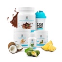 Ja, du kan! Detox Plus Kit, Daglig Rengøring Pure Fiber Meal Erstatning, Drik Mix, Ryst Booster og tillæg, Krop Rengøring Kit til kvinder, Daglig System Rengøring - Chokolade, Aloe Vera Hibiscus