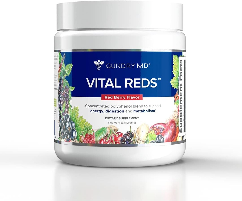 Gnavere MD Vital Reds Koncentreret Polyphenol Blend Kosttilskud 4 oz (112.95g)