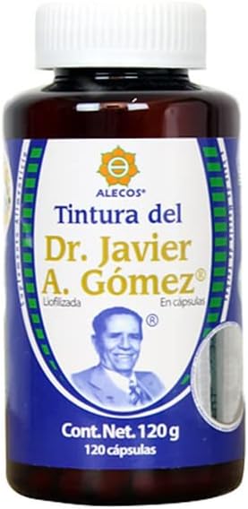 Alecos Freeze-Dried Tincture Capsules by Dr. Javier A. Gómez Jar with 120 g