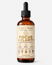 Lions Mane Tinktur - Organic Brain & Focus Support - Ultra-Potent Alkohol- Based Liquid Mushroom Extract - 2 oz