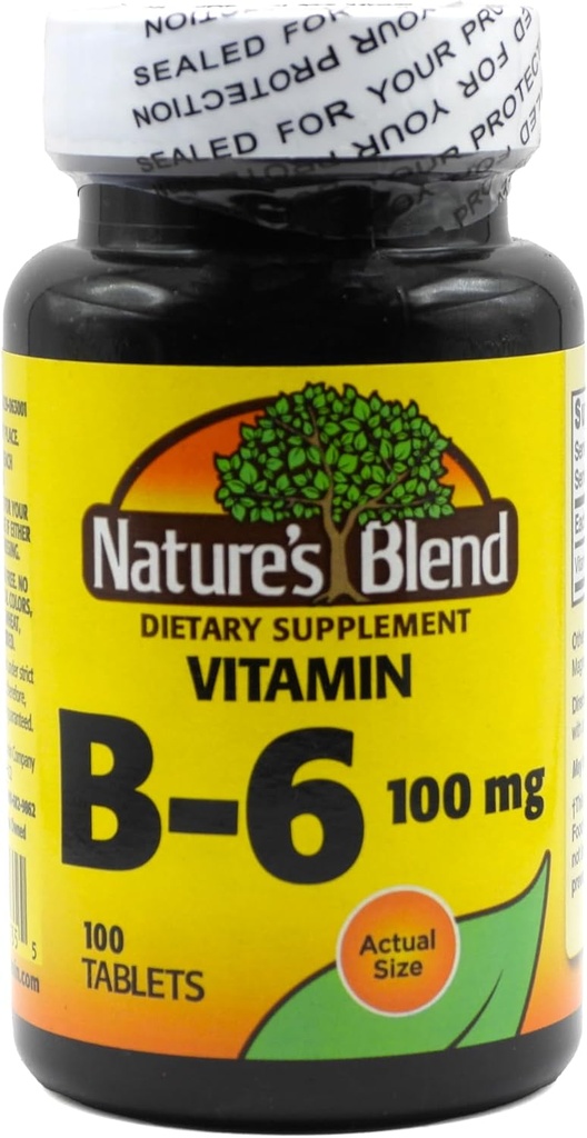 NAT B Vitamin B- 6 TB 100MG 100