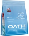 Oath Nutrition Clear Whey Isolate Protein Powder, Coco Razz, 20g komplet protein per servering, Ingen tilsat sukker, Grass- Fed, 18 Servere