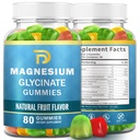Magnesium Glycinate Gummies for Adults & Kids, Sugar Free 400mg Magnesium Supplement Chewable, Sleep Aid, Stress & Muscle Relief,Relaxation, 160 Gummies