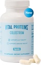Vital Proteins Bovine Colostrum Supplement 90 Kapsler til Gut Health, immunforsvar med 40% IgG Premium Bovine Colostrum Superfood, Unflavored, 30 Servere