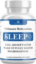 Afslapning Sleep Aid, Natural Non- Habit Forming, Sleep Supplement udviklet til støtte for længere og bedre søvn, Kamille, Magnesium, Melatonin, Ashwagandha, GABA, Drug- Free (60 Greve)