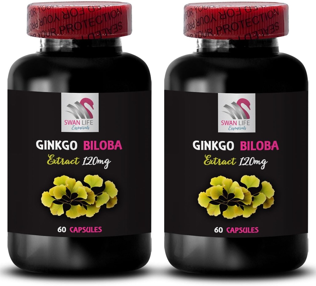 Botanisk antioxidant støtte - GINKGO BILOBA Extract - Ginkgo biloba blade fordele, Urteantioxidant ekstrakt, Ginkgo biloba antioxidant fordele, Ginkgo biloba urte, Plant- baseret 2Bot 120Caps