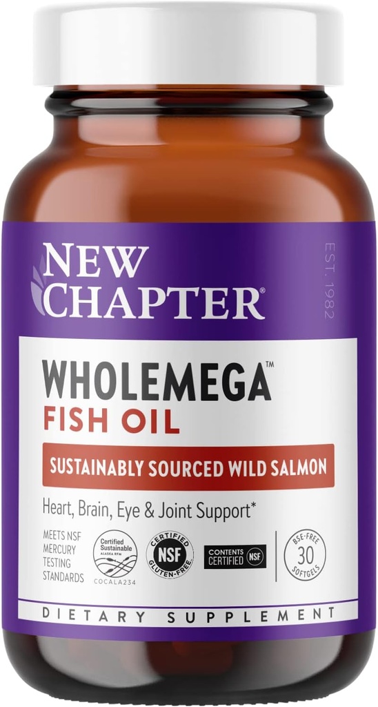 Nyt kapitel Wholemega 1000 Mg, 30 Ct