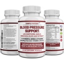 Blodtrykssupporttilskud - Sund hjerte, Cholesterol, Cardio, Hypertension, High BP - 13 Vitaminer & urter - Folinsyre, Vitaminer C B6 & B12, Hawthorn Olive Leaf Hvidløg Hibiscus, 90 Capsule