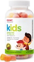 GNC Milepæle Kids DHA Gummies, Kids Age 2-12, Omega- 3s, Eye and Brain Function & Development, Vitamin A & D, Sunde tænder & knogler, Gluten Free, Ingen kunstige flavors, Hindbær Lemon, 120 Gummies