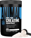 Animal Creatin monohydrat pulver - Mikroniseret Creatin til kvinder og mænd, understøtter muskelvækst, Styrke, Endurance, Recovery og ATP produktion, Gym & Workout Kosttilskud - Unflavored, 500g