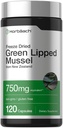 Horbäach Green Lipped Mussel Removal 124; 750 mg Removal 124; 120 Kapsler Removal 124; Premium Fryse Tørret Mussel Powder Removal 124; Non- GMO og Gluten Free