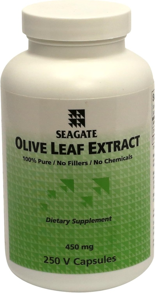 Seagate Products Olive Leaf Extract 450 mg 250 Kapsler