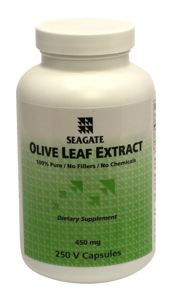 Seagate Products Olive Leaf Extract 450 mg 250 Kapsler