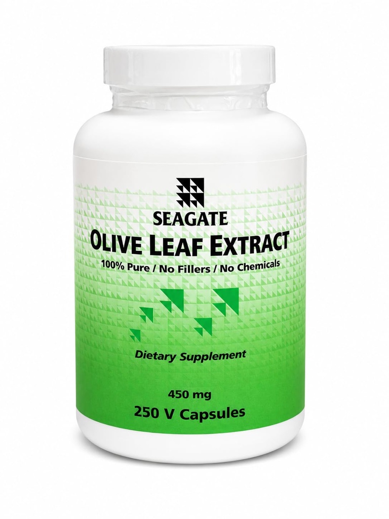 Seagate Products Olive Leaf Extract 450 mg 250 Kapsler