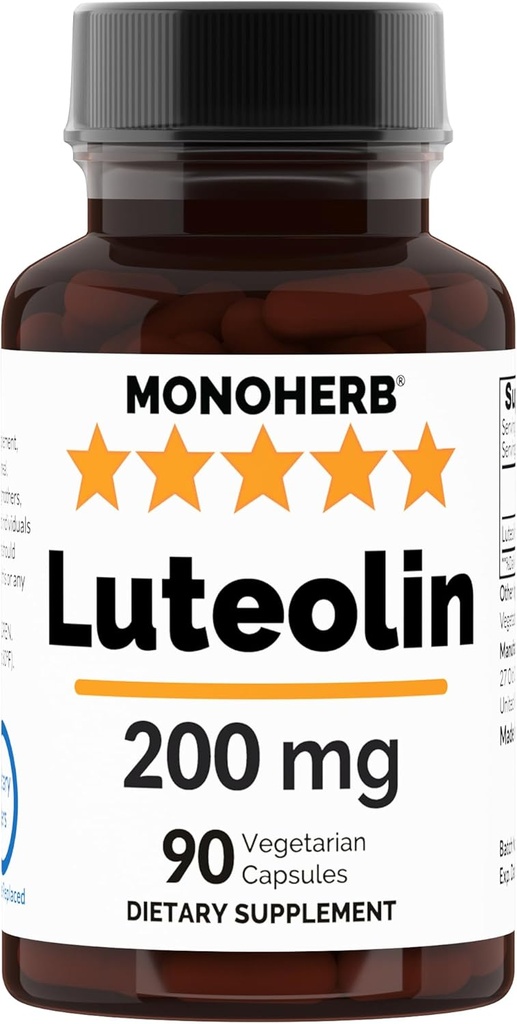 Luteolin 200 mg - 90 Veg kapsler - 90 Servering