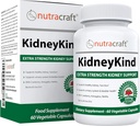 Nutracraft KidneyKind # 1 Kidney Support og Detox Supplement Note 124; Kidney Cleanse for Brege & Urinary Health