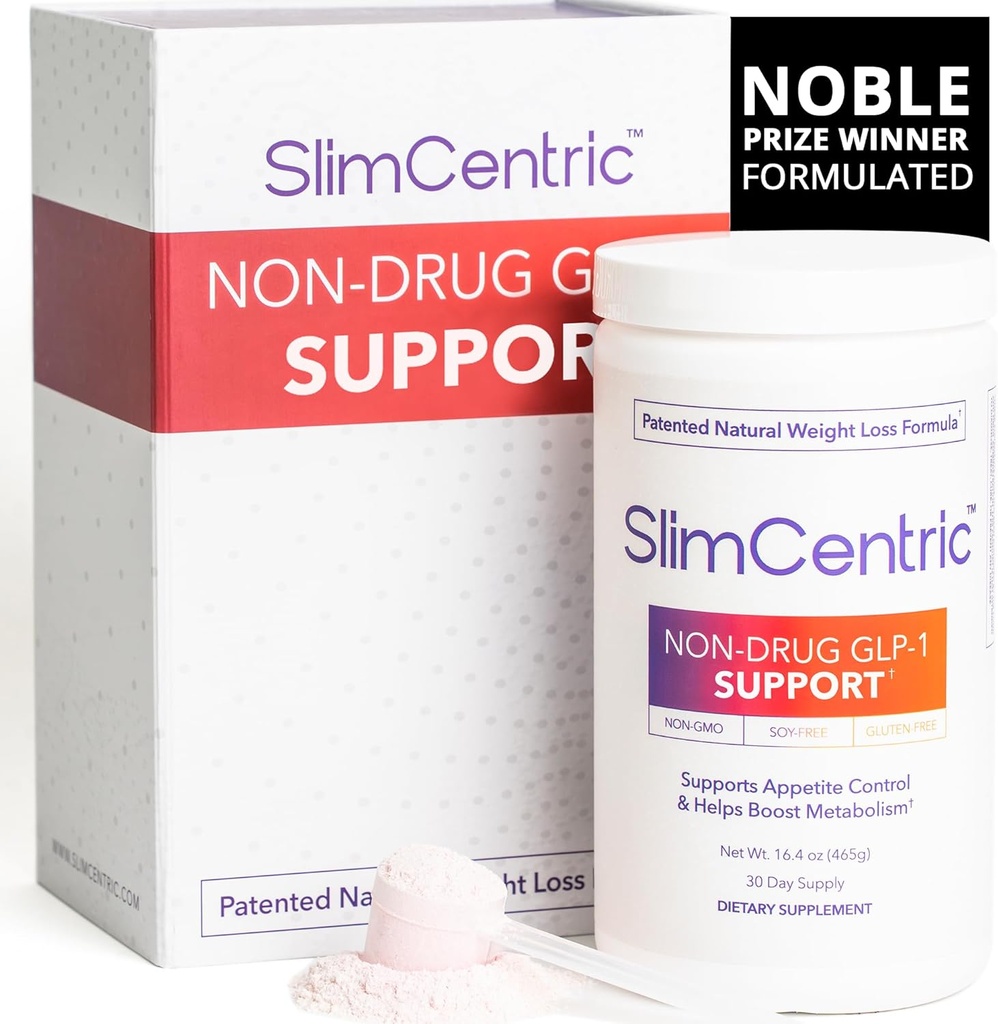 Naturlig support GLP-1 Produktion - Sikker, effektiv Wellness Support - Understøtter en sund stofskifte & Lean Muscle Mass - Lavet i USA Note 124; Non- GMO, Cruelty- Free Formel (30 dages forsyning)