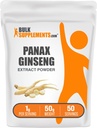 BulkSupplements.com Ginseng Root Extract Powder - Panax Ginseng Supplement, Herbal Supplement - Vegan & Gluten Free, 1g per Serving, 50g (1,76 oz) (Pack of 1)