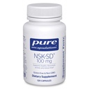 Ren indkapsling NSK- SD - 100 mg Natokinase - for normal blodcirkulation - Understøtter Fibrinolytisk aktivitet * - Gluten Free & Non- GMO - 120 kapsler