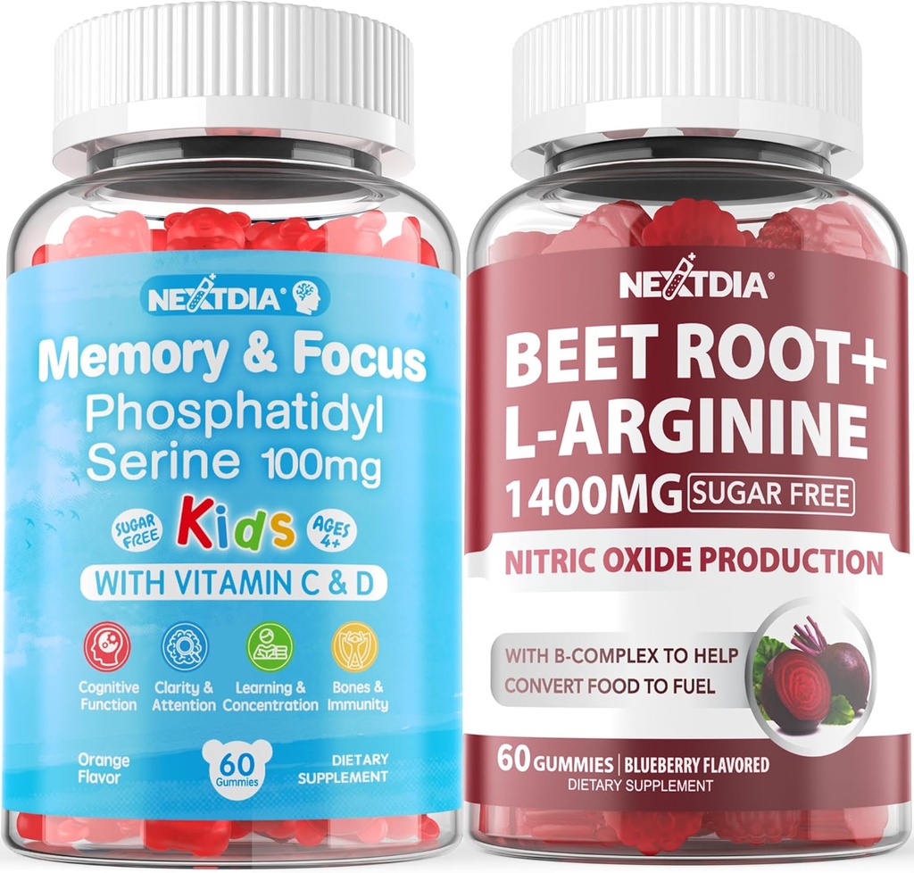 Phosphatidylserin Supplement 100mg + Beet Root Gummies