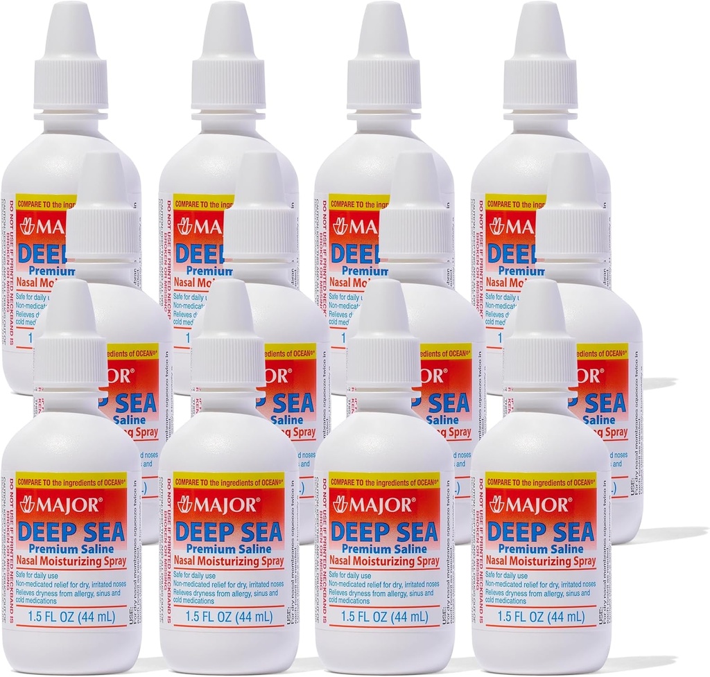 Deep Sea Saline Nasal Spray Generisk til Ocean Nasal Fugtgivende Spray 1,5 oz per flaske pakke med 12 flasker