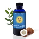 MCT Oil fra kokosnødder med C60 ESS60, immunstøtte, dvalehjælp rig på antioxidanter, fleksibilitet og fælles supporttillæg, fremmer MCT Wellness for Energy Boost (4 oz)