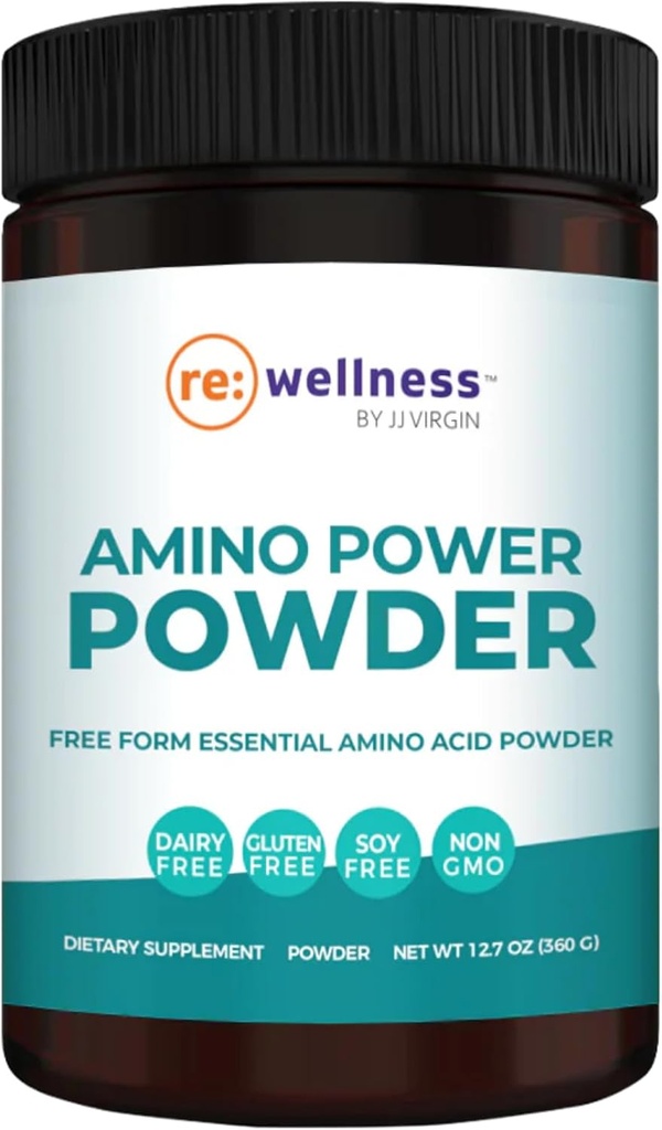 Reignite Wellness by JJ Virgin Mest124; Amino Power Powder Mest124; Easy- Absorb Essential Aminosyrer med Alpha- Ketoglutarate Mest124; Workout, Muskler, Metabolisme & Energistøtte Mest124; Frugt Punch Flavor Mest124; 30 Servering