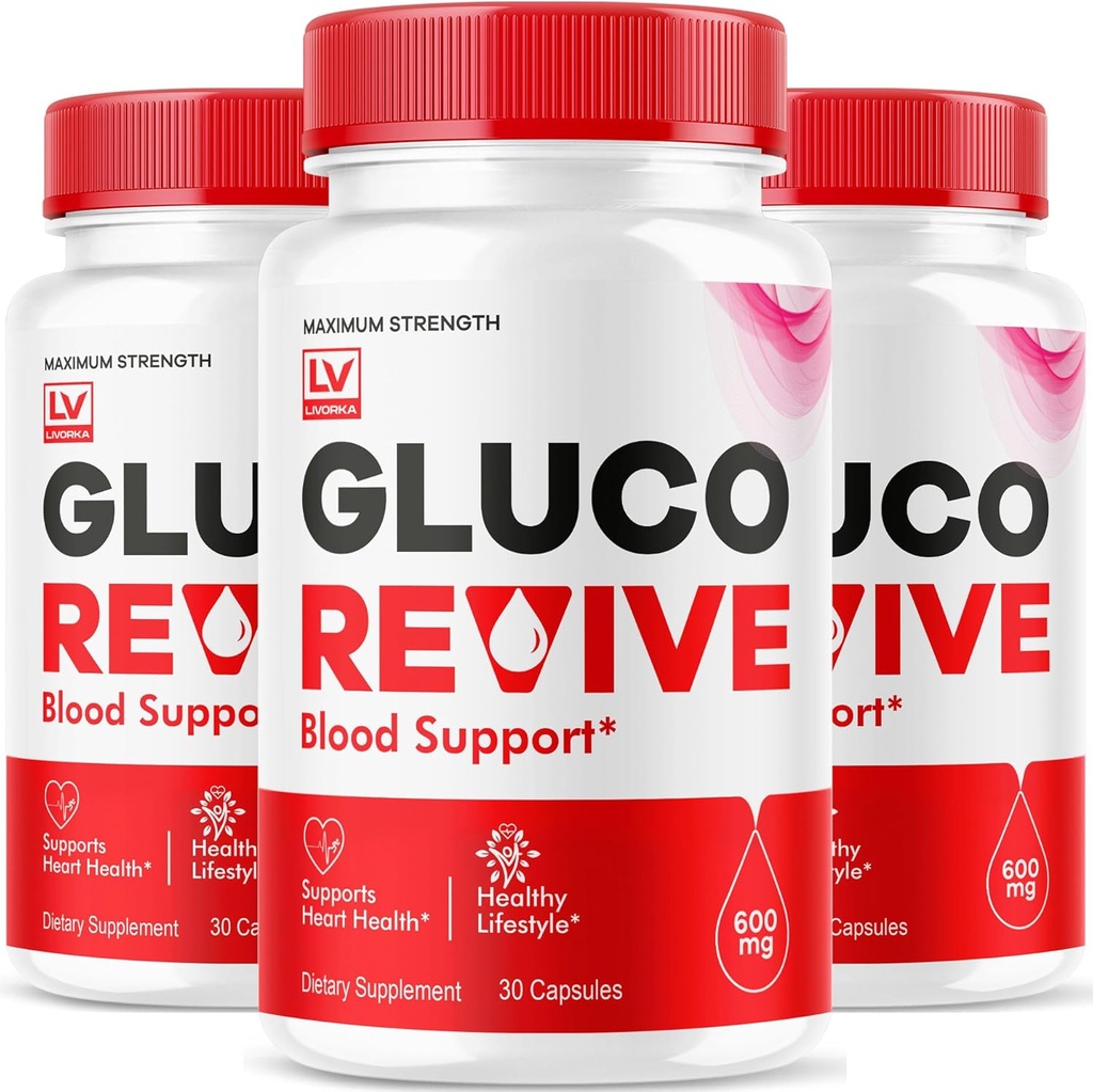 (3 Pack) Gluco Revive - Gluco Revive, Gluco Revive piller, GlucoRevive support, GlucoRevive kapsler, Gluco Revived All Natural Premium Formel, Gluco Revive piller anmeldelser, 90 kapsler til 3 Måneder