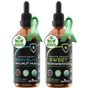 Zenmen Green Black Walnut Wormwood Complex - Black Walnut Wormwood Tincture Liquid Extract - Beskyt dit helbred Naturligt 124; 60 dages forsyning
