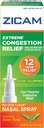 Zicam Extreme Congestion Relief No- Drip Liquid Nasal Spray med Soothing Aloe Vera, 0, 5 Ounce (pakning med 2)