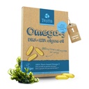 Testa Omega-3 Supplement - Vegansk baseret Omega 3 DHA EPA kapsler fra Alger - Omega 3 Fedtsyrer - Understøtter hjerte, hjerne og fælles sundhed - Plastic Negative, RTG, og Kosher - To Måneders Supply
