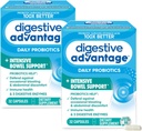 Fordøjelsesfordele Intensiv tarmstøtte Probiotisk forsvar mod gas & bloating, 32 Count Capsules (2 Pack)