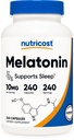 Nutricost Melatonin 10mg, 240 kapsler, ikke- GMO & gluten fri